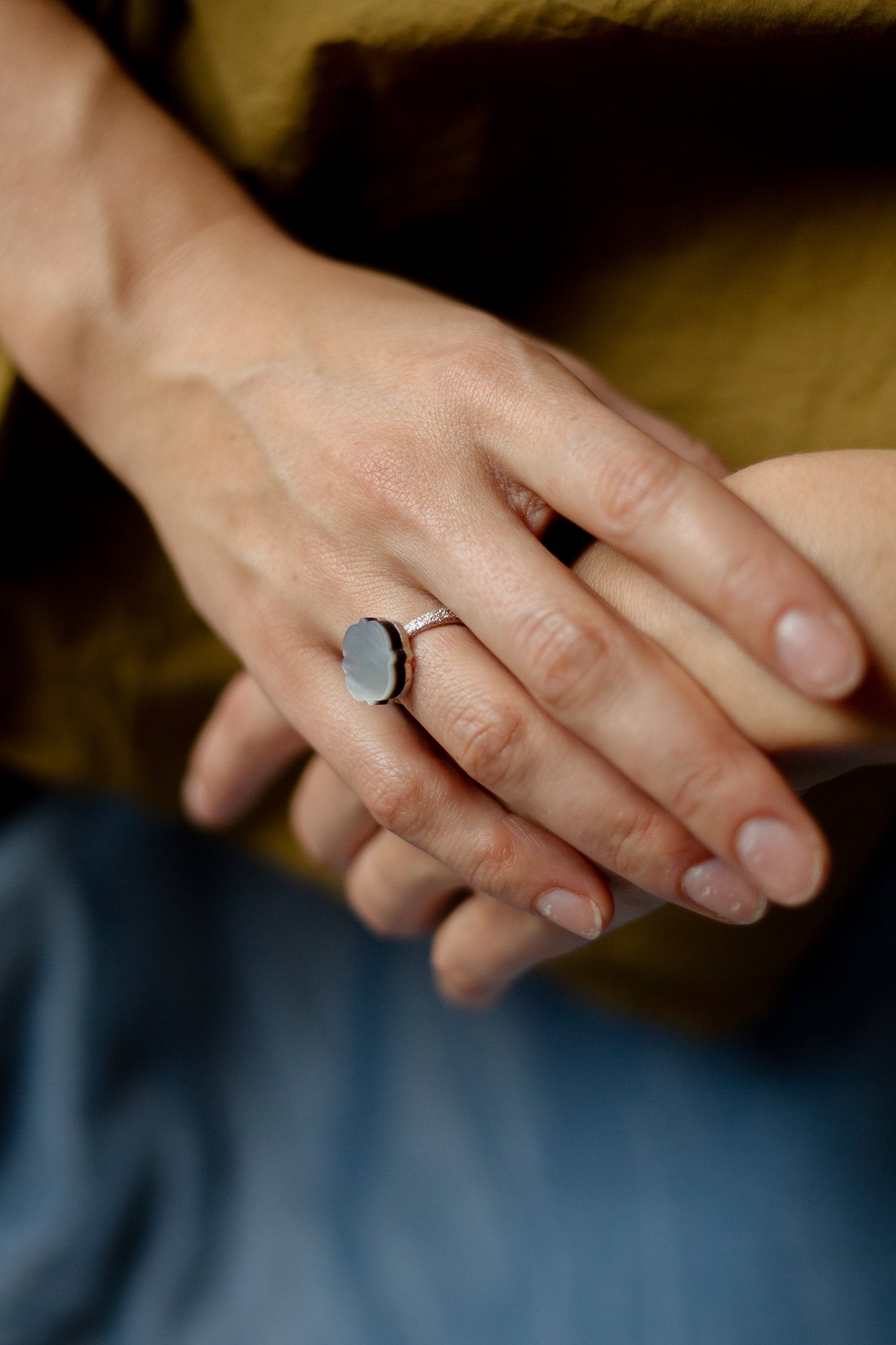 Quatrefoil ir perlamutras