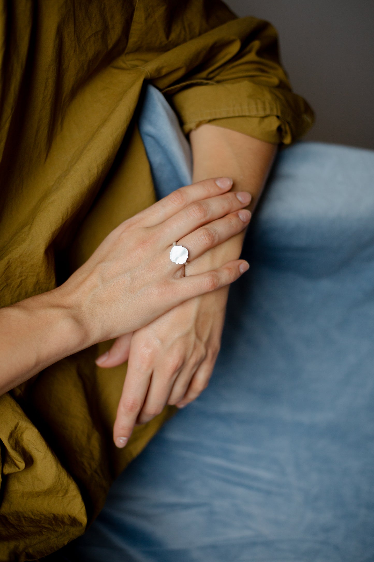 Quatrefoil ir perlamutras